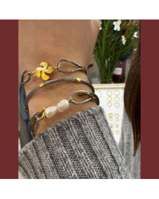 Pulsera Acero abierta