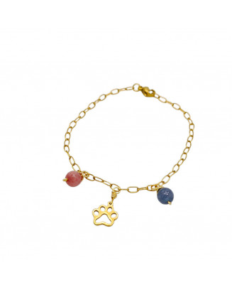 Pulsera Cadena Huella de Perro