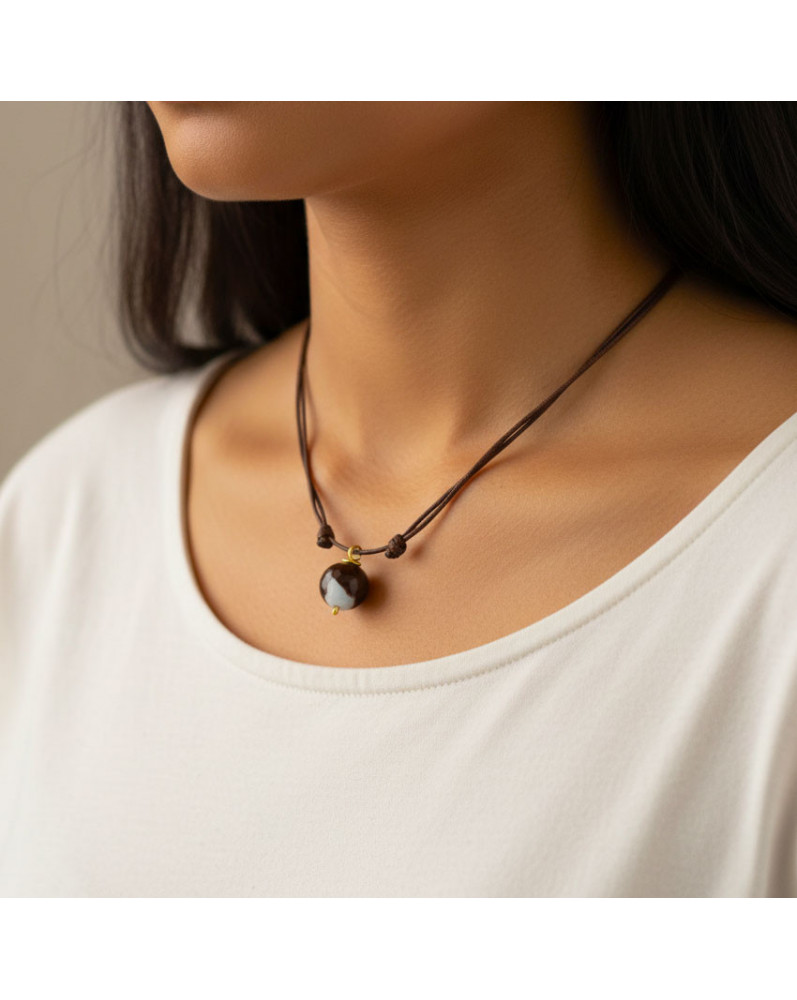 Cordón Ágata Marrón