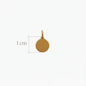 Medalla Acero 1 cm