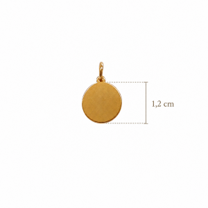 Medalla Acero 1,2 cm