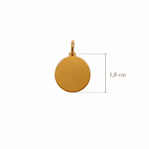 Medalla Acero 1,8 cm